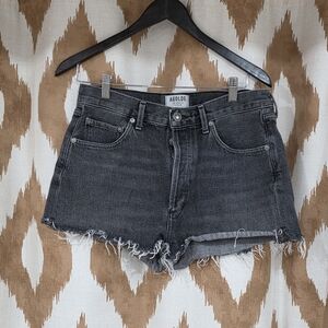 Agolde Women's Black Jean Shorts
